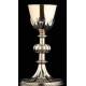 Silver Chalice and Paten, XIX Century