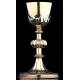 Silver Chalice and Paten, XIX Century