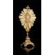 Large Silver Monstrance, XIX Century.