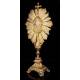 Large Silver Monstrance, XIX Century.