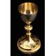 Silver Chalice and Paten, XIX Century.