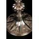 Antique sterling silver chalice. XIX Century.