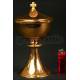 Church ciborium. S. XX. 23 cms. height.