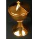 Church ciborium. S. XX. 23 cms. height.