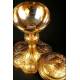 French ciborium in solid sterling silver. 1880