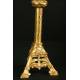 Huge bronze altar cross. S.XIX. 70 cms of height