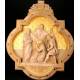 Great step of the Stations of the Cross of the XIX century. 3rd step. Dated 1886.