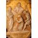Great step of the Stations of the Cross of the XIX century. 3rd step. Dated 1886.