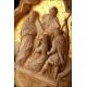 Great step of the Stations of the Cross of the XIX century. 3rd step. Dated 1886.