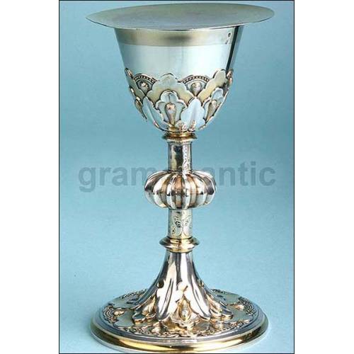 Silver chalice. France. 1890