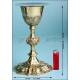 Neo-Gothic silver chalice made by the goldsmith Favier. France. 1870