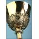 Neo-Gothic silver chalice made by the goldsmith Favier. France. 1870