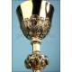 Neo-Gothic silver chalice made by the goldsmith Favier. France. 1870