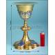 Neo-Gothic chalice. Enjoyed. Duprez. France. S. XIX. Circa 1870