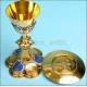 Neo-Gothic chalice. Enjoyed. Duprez. France. S. XIX. Circa 1870