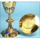 Neo-Gothic chalice. Enjoyed. Duprez. France. S. XIX. Circa 1870