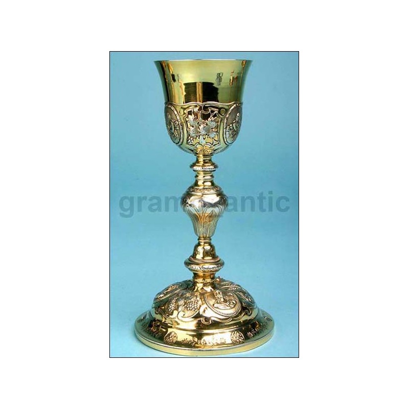 Antique silver chalice. France. France. 19th century. Circa 1850