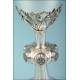 Solid silver chalice with its original case. S. XIX