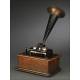 Antiguo Fonógrafo Antiguo Edison Standard en Perfecto Funcionamiento. EEUU, 1899