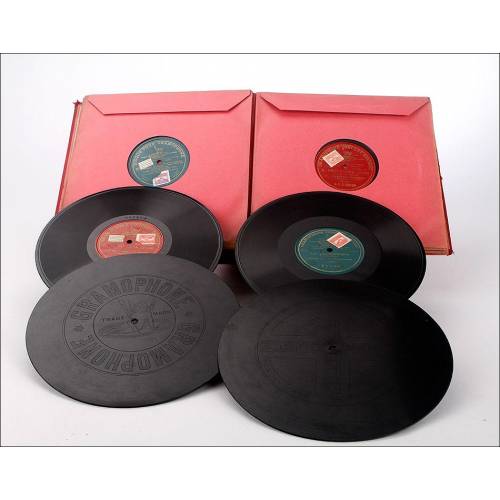Album with 12 gramophone records