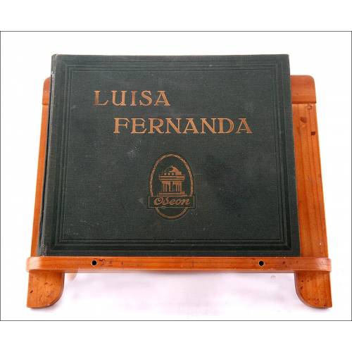 Album with 4 gramophone records. 78 rpm. Zarzuela Luisa Fernanda.