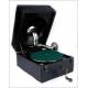 Antique Odeon Carlet Model Suitcase Gramophone. Germany, 1920