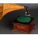 Espectacular Gramófono de Trompeta His Masters Voice (HMV), Circa 1910. Magnífico Funcionamiento