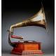 Beautiful Pathé horn gramophone, 1915. Restored and working. Original Trumpet