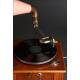 Spectacular horn gramophone from 1904. Totally restored. It works wonderfully.