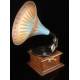 German horn gramophone from the 1920's. Parlophone, Perfect working condition.