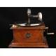 German horn gramophone from the 1920's. Parlophone, Perfect working condition.