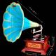 Beautiful and Luxurious Spanish horn gramophone His Master's Voice. Barcelona, ca. 1910