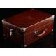 Beautiful Primaphone Suitcase Gramophone in Working Condition. Switzerland, Ca. 1929