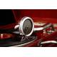 Llamativo Gramófono de Maleta HMV de Color Rojo, Funcionando Perfectamente. Inglaterra, Año 1934