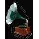 Magnificent Phrynis horn gramophone in perfect working order. Switzerland, Ca. 1915