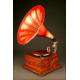 Decorative Opera Gramophone from 1910-1920. In superb working condition.