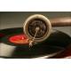 Decorative horn gramophone "Eternola Portablofon". Czechoslovakia, 1925.