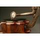 Decorative horn gramophone "Eternola Portablofon". Czechoslovakia, 1925.