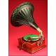 Beautiful Royal Standard Horn Gramophone. Early 20th century.