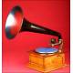 Elegant Lemania horn gramophone in perfect condition. 1915.