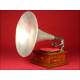 Fantastic Gramophone His Master's Voice Intermediate Monarch. 1910.