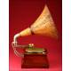 German Jugendstil Style Gramophone in Perfect Condition. Ca.1900