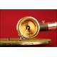 German Jugendstil Style Gramophone in Perfect Condition. Ca.1900