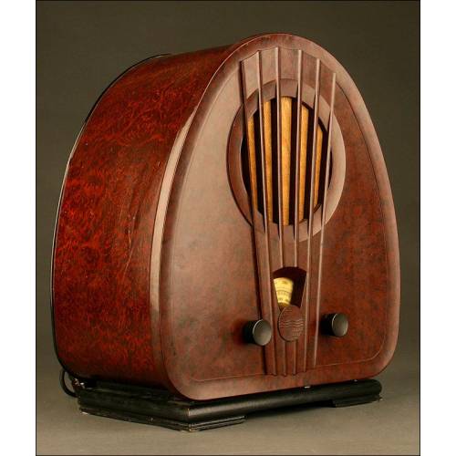 Original Radio Philips 834-A del Año 1933. Funciona Perfectamente. 220 V.