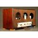 Elegant French Valve Radio Francq Pau. Works at 220 V.