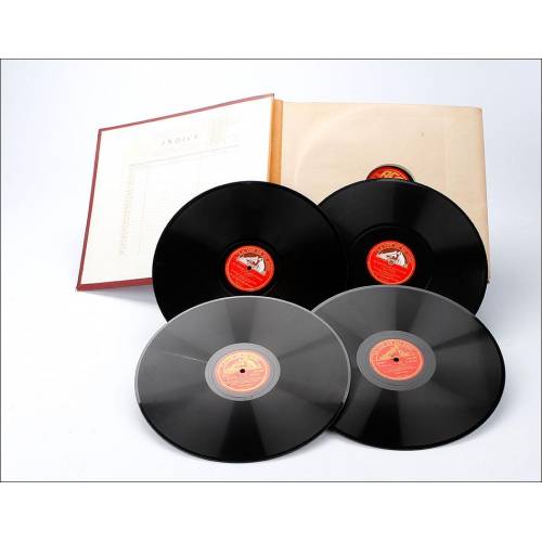 Album with 12 Gramophone Records. Opera and Classical Music. Original Album