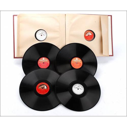 Album with 12 Gramophone Records. Opera and Classical Music. Original Album