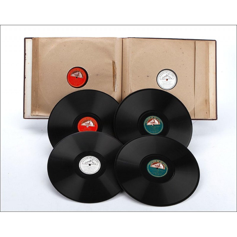 Album with 12 Gramophone Records. Opera and Classical Music. Original Album