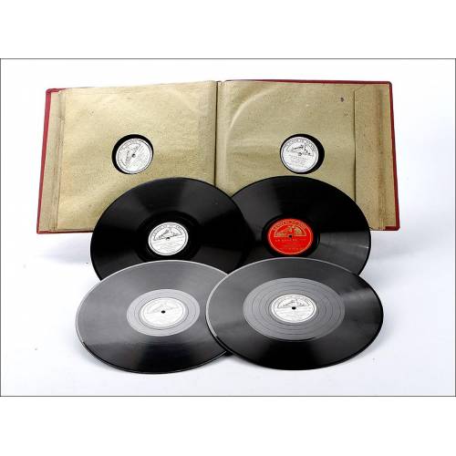 Album with 12 Gramophone Records. Opera and Classical Music. Original Album