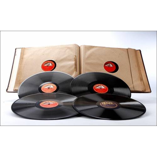 Album with 12 Gramophone Discs. Classical Music. Original Album